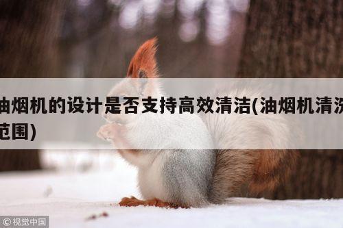 【beat365】油煙機的設(shè)計是否支持高效清潔(油煙機清洗范